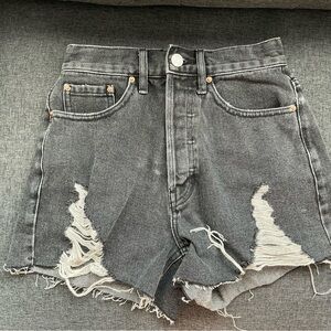 Pacsun Grey Jean Shorts